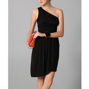 NWOT Susana Monaco black one shoulder dress